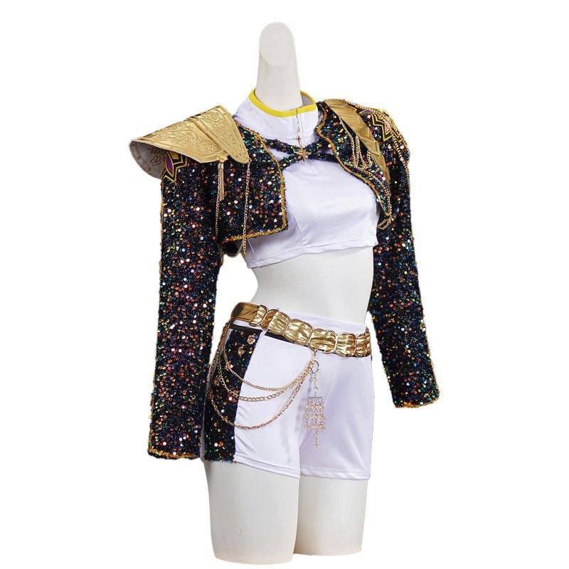 Kids Anime Game Cos Outfit Set For Themed Parties Anime Conventions Birthday Gifts Imported High-Quality Polyester Material - Style L （4-5 Years）