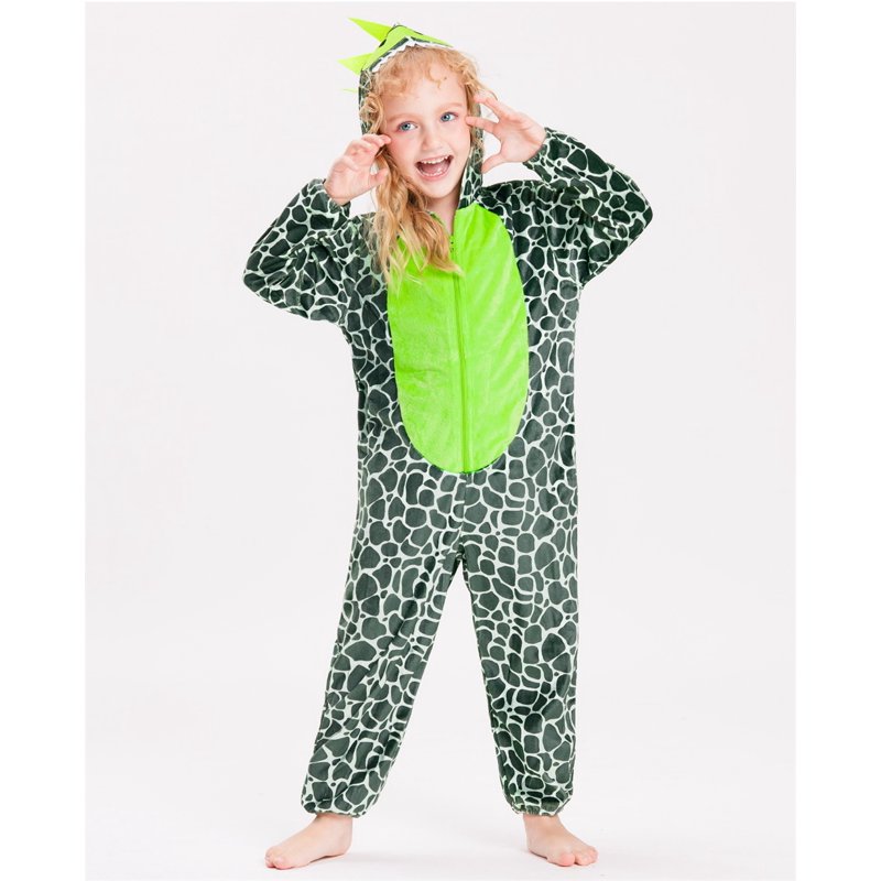 Kids Dinosaur Costume Animal Onesie Pajamas Cartoon Romper Boy Girl Outfit For Baby Toddler Halloween