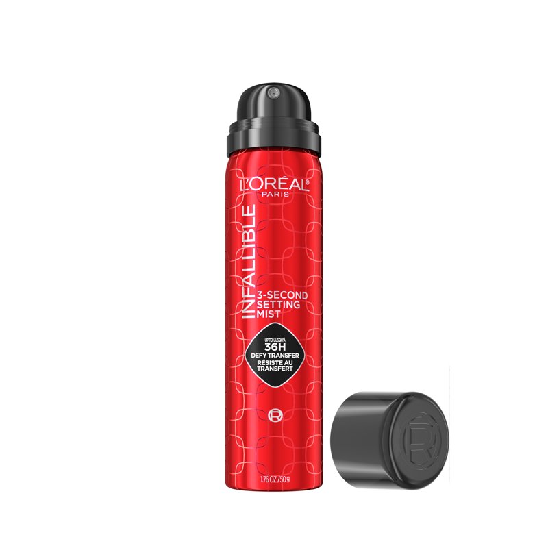 L'Oreal Paris Infallible 3- Second Setting Mist with Microfine up to 36H Wear Clear 1.76 fl oz