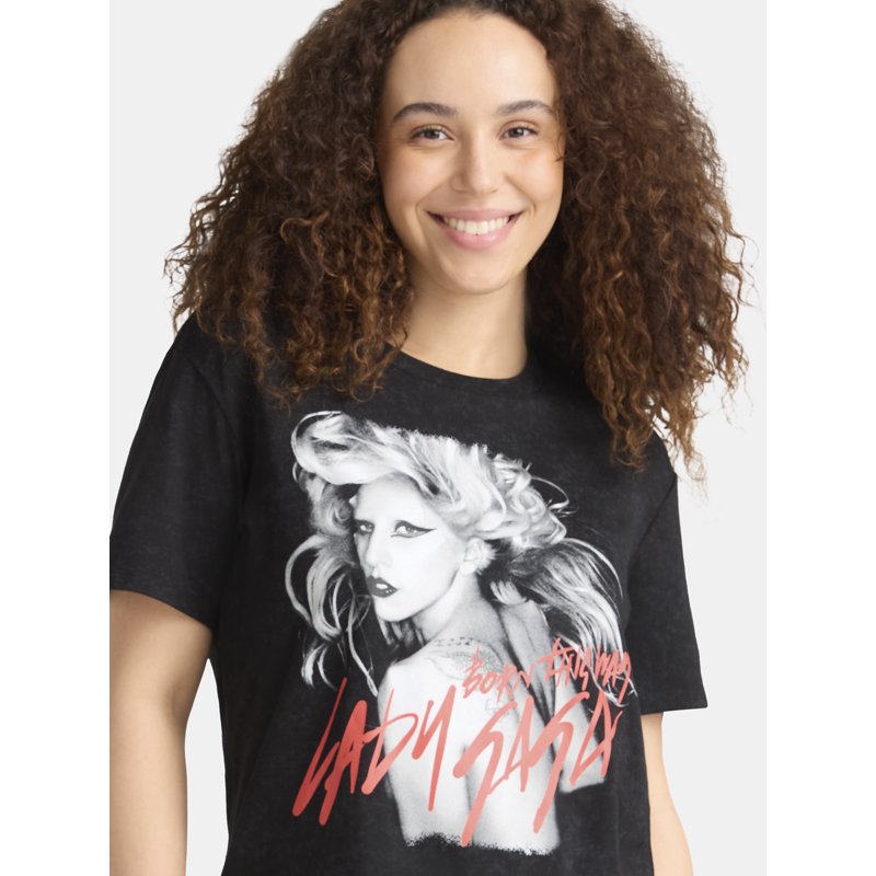 Lady Gaga Born This Way Band Graphic Tee Women's Sizes XXS-XXL