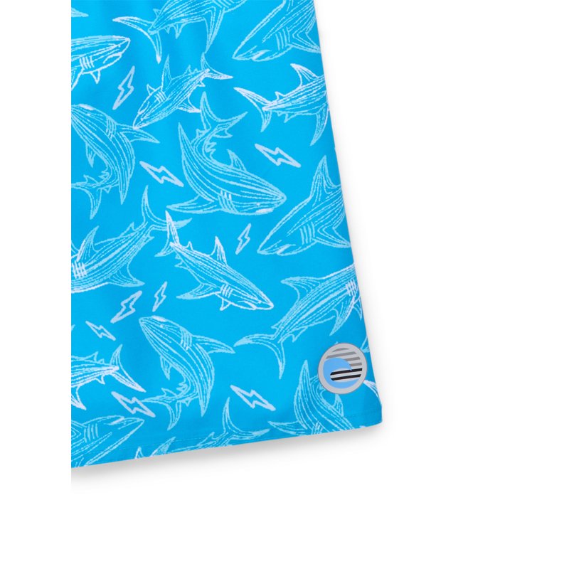 Laguna Boys Flash Shark Swim Trunks With UPF50 Sizes 4-20
