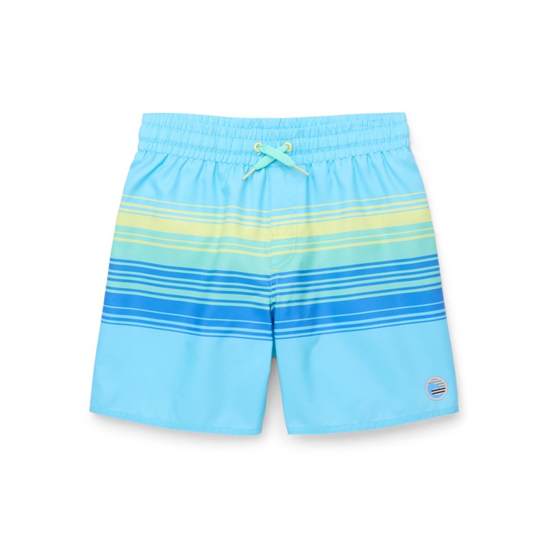 Laguna Boys Midway Stripe Volley Swim Trunks Sizes 8-16