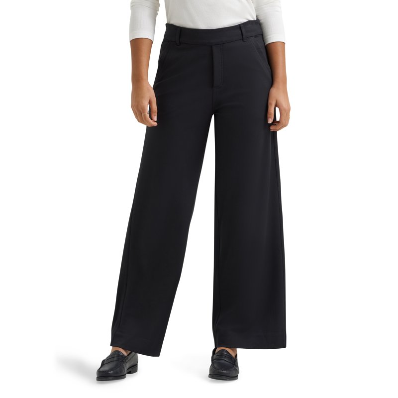 Lee® Women's Pull-On Comfort Waist A-Line Knit Pant Sizes XS-XXL
