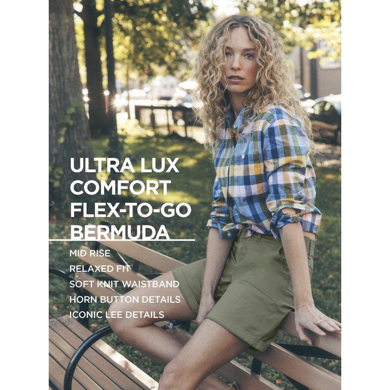Lee® Women's Ultra Lux Comfort With Flex-to-Go Utility Bermuda Short