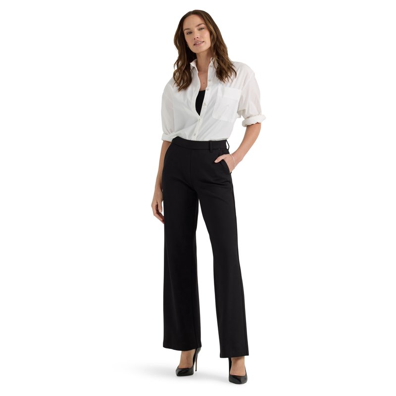 Lee Women's Ultra Lux Comfort Any Wear Wide Leg Pant