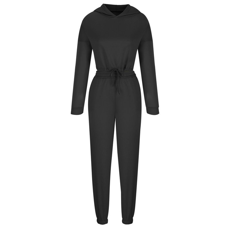 Lenago Two Piece Outfits Sweatsuits Sets Solid Hooded Long Sleeved Sweater Casual Two-piece Long Sleeved Hooded Suit Workout Joggers Suit