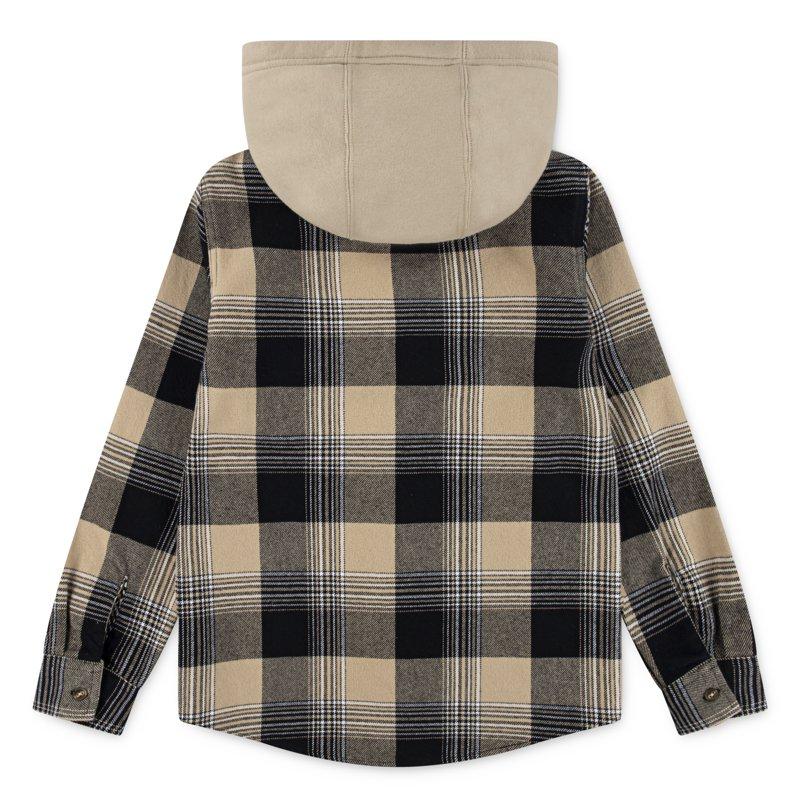 Levi Strauss Signature Boys Hooded Plaid Flannel Sizes 4-18
