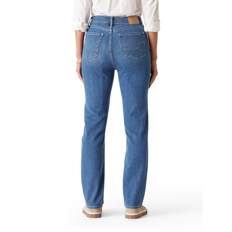 Levi Strauss Signature Women's And Women's Plus High Rise Straight Jeans Inseams: 29" 31" 33" Sizes 2-26