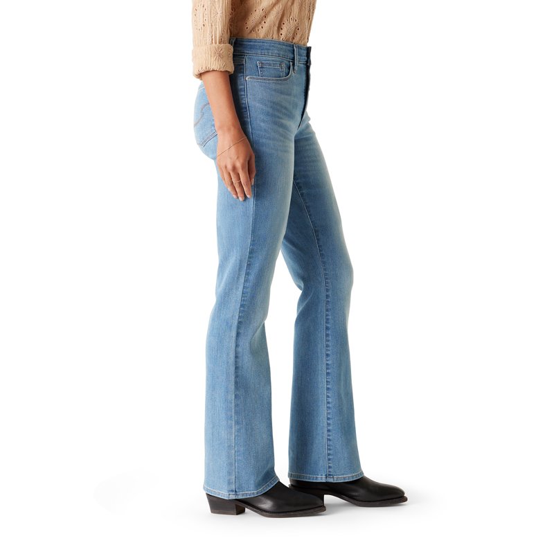 Levi Strauss Signature Women's And Women's Plus Mid Rise Bootcut Jeans Inseams: Short Regular Long; Sizes 2-28