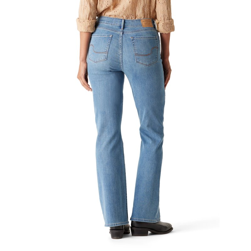 Levi Strauss Signature Women's And Women's Plus Mid Rise Bootcut Jeans Inseams: Short Regular Long; Sizes 2-28