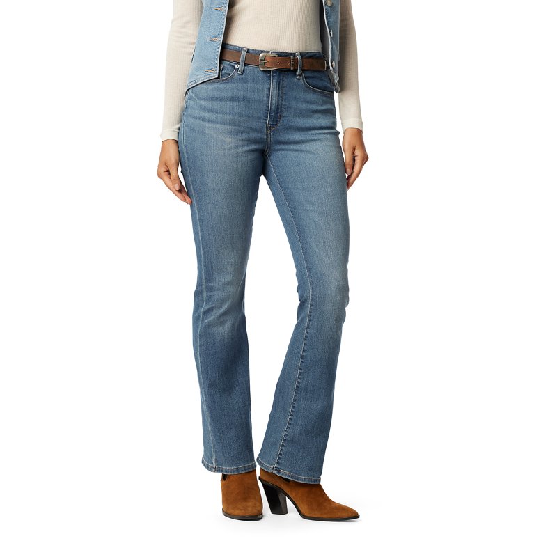 Levi Strauss Signature Women's and Women's Plus Mid Rise Bootcut Jeans 30" 32” and 34" Inseams Sizes 2-28