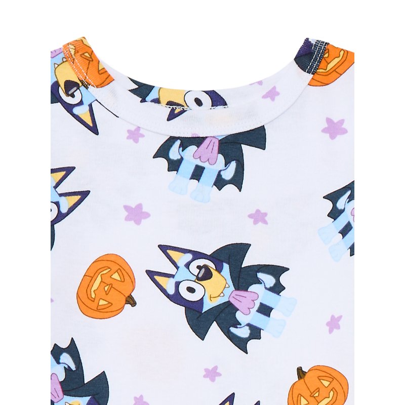 License Halloween Kids Short Sleeve And Pant Pajama Set Sizes 4-10