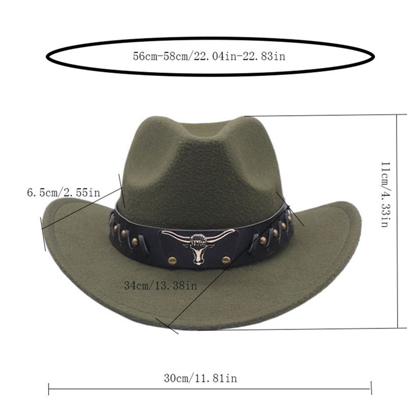 LIIPEE Boys Girls Cowboy Hat Wide Brim Jazz Hats Child Stylish Birthday Wedding Weekend Cap Khaki One Size