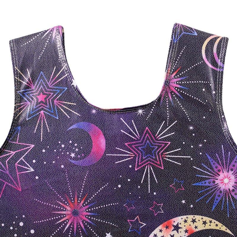 Lollipie Girls Gymnastics Leotards With Shorts Sparkle Dance Unitards Mermaid Active Biketards 2-10 Years