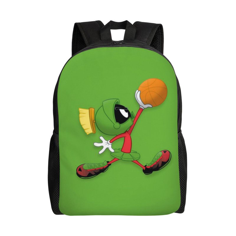 Looney Tunes Marvin the Martian Backpacks Bookbag Casual Daypack Backpacks for Travel Camping Hiking