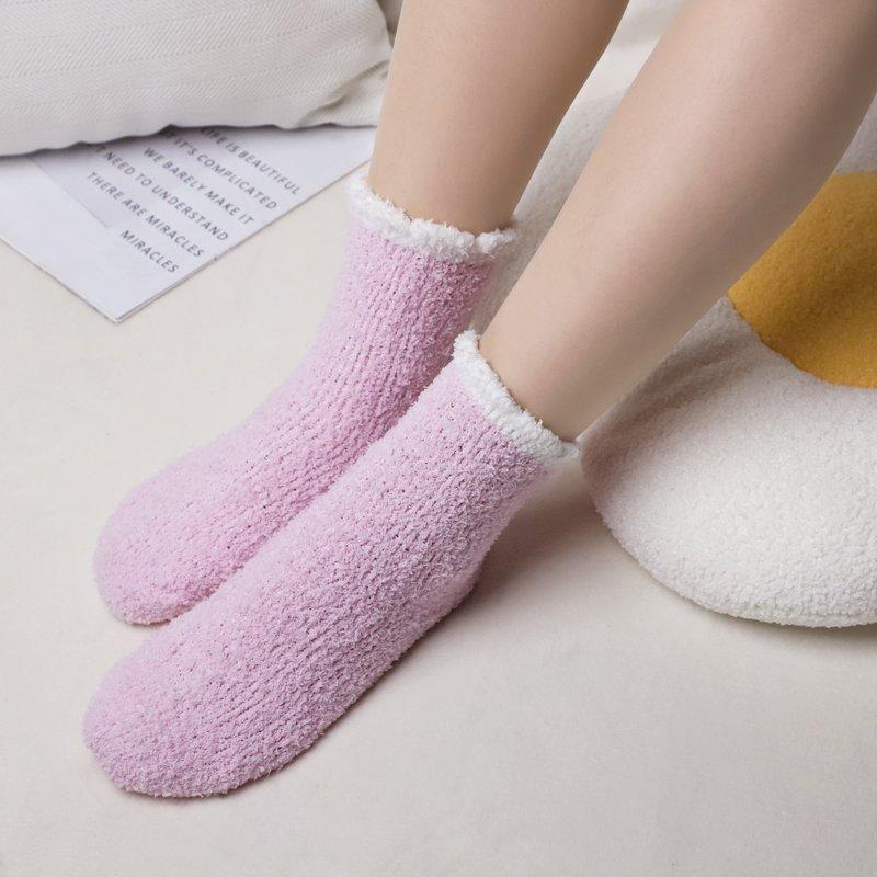 Loritta 7 Pairs Winter Womens Fuzzy Socks Soft Warm Cozy Fluffy Soft Fleece Socks Size 5-9