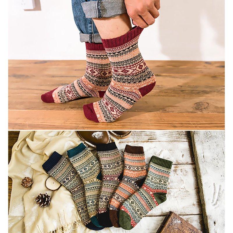 Loritta Wool Socks For Women 5 Pairs Ladies Cozy Boot Winter Thermal Warm Thick Socks Size 5-9
