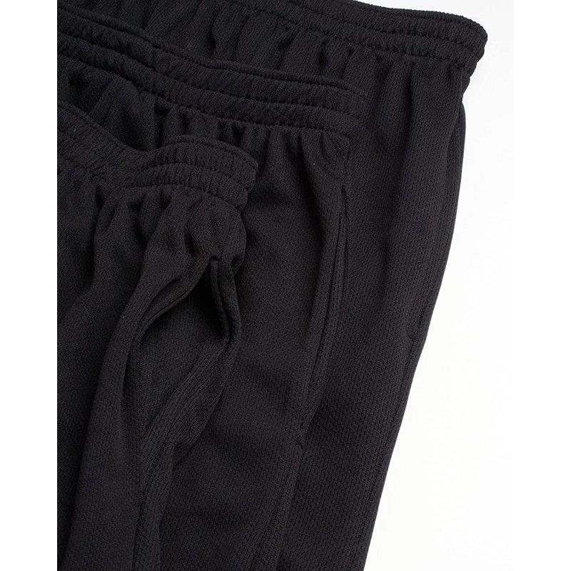 Mad Game Boys Active Shorts - 3 Pack Lightweight Performance Mesh Basketball Shorts (8-18)