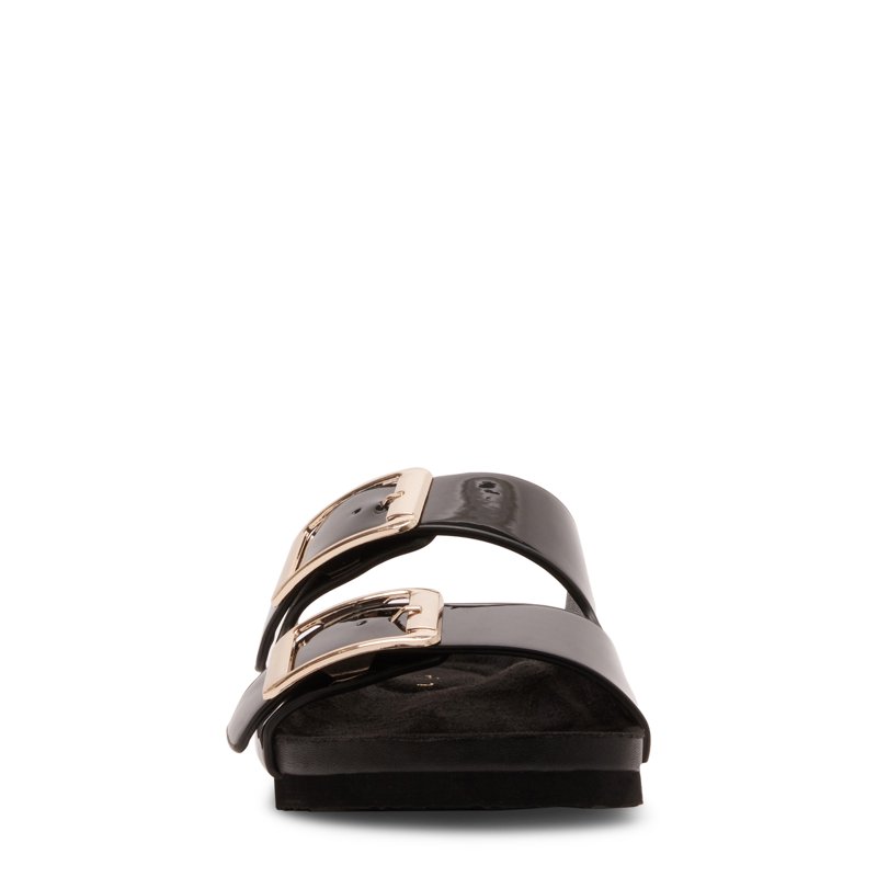 Madden Girl Women's Bodie Two Strap Footbed Sandals