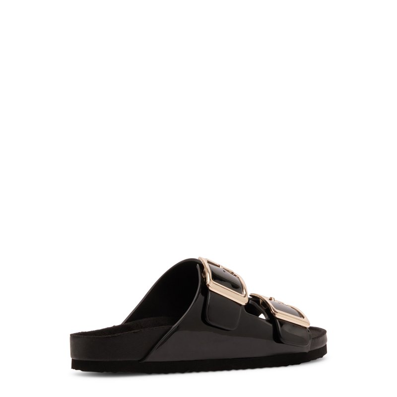 Madden Girl Women's Bodie Two Strap Footbed Sandals