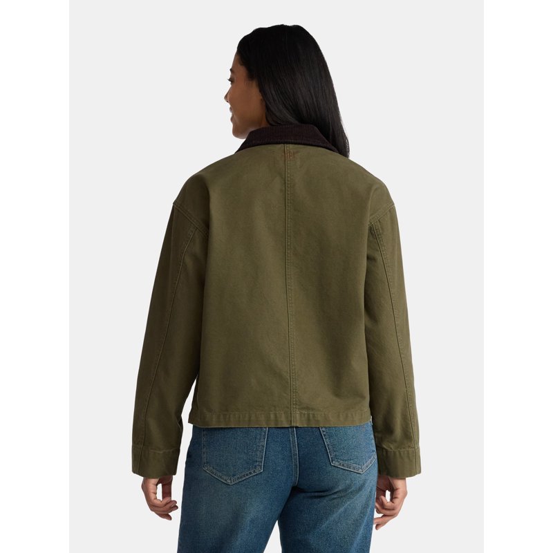 Madden NYC Women's Cotton Canvas Utility Jacket Sizes XXS-XXL