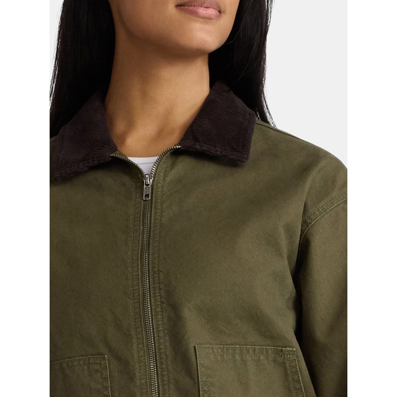 Madden NYC Women's Cotton Canvas Utility Jacket Sizes XXS-XXL
