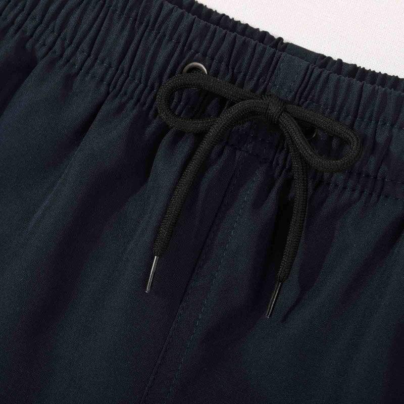 MADHERO Boy's 2 In 1 Swim Trunks With Liner Funny Printed Swim Shorts For Kids Navy Blue 6