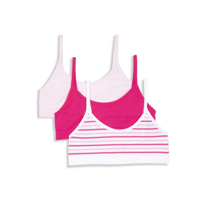 Maidenform Sweet Nothings Girls Pull-Over Scoop Neck Seamless Bra 3-Pack Sizes (S-XXL)