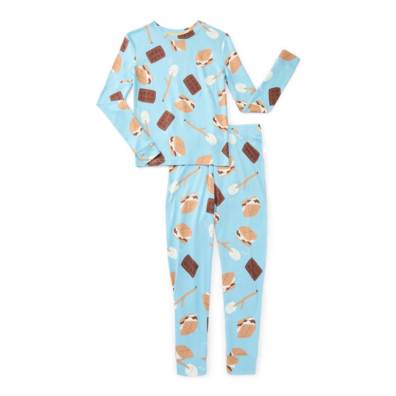Major Cuddles Boys Long Sleeve Top and Pants Snug Fit Pajama Sleep Set 2-Piece Sizes 4-12