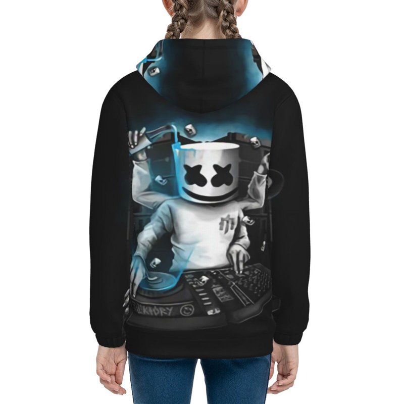 Marshmello Hoodies For Kids Hoody For Girl Boy Teenagers Hoody Youth Hoodie Kid Pullover Hooded Sweatshirt Large
