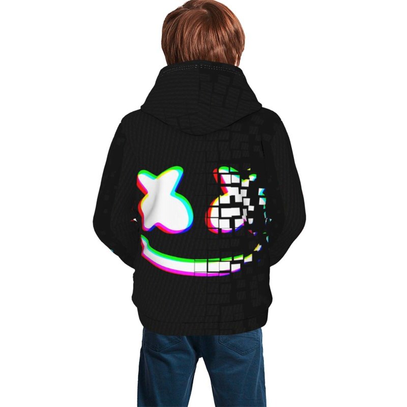 Marshmello Hoodies For Kids Hoody For Girl Boy Teenagers Hoody Youth Hoodie Kid Pullover Hooded Sweatshirt Large