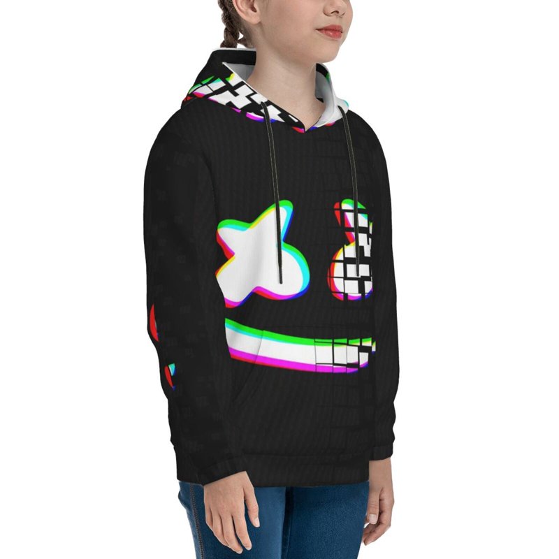 Marshmello Hoodies For Kids Hoody For Girl Boy Teenagers Hoody Youth Hoodie Kid Pullover Hooded Sweatshirt Large