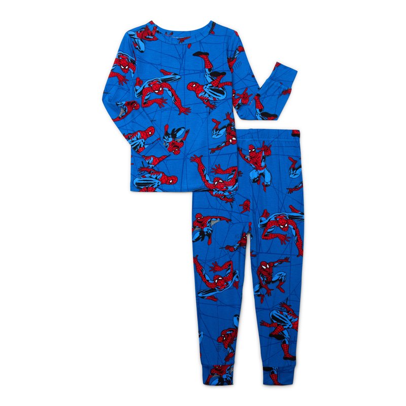 Marvel Boys Long Sleve and Pant Pajama Set Sizes 4-10