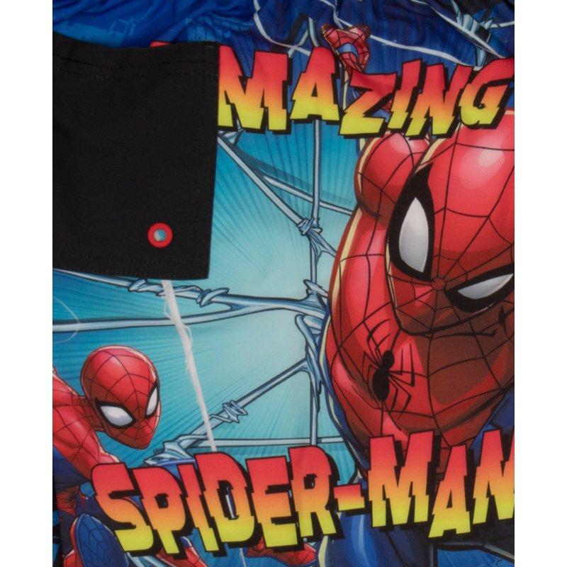 Marvel Spider-Man Swim Shorts For Boys Kids Swimwear SpiderMan Graphic Print Board Shorts (Size 4-12)