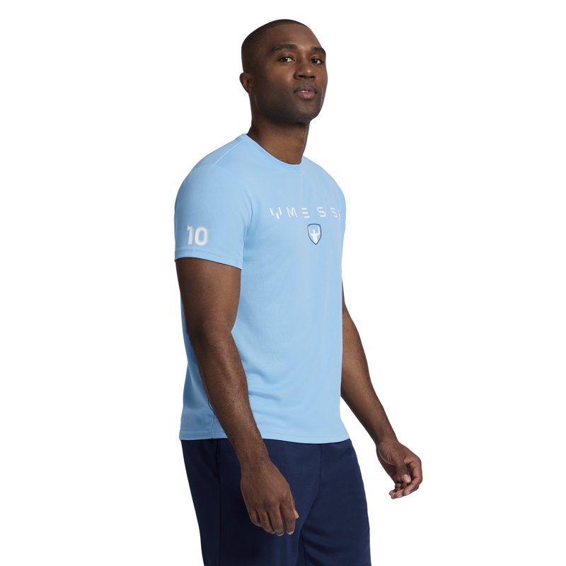 Messi Mens Short Sleeve Athletic Jersey Top Sizes XS-3XL