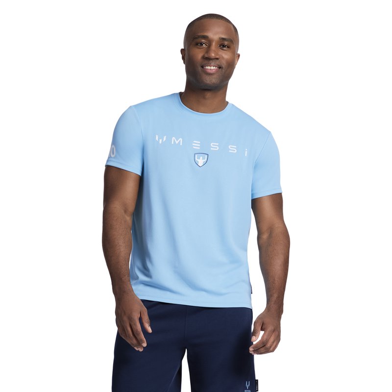 Messi Mens Short Sleeve Athletic Jersey Top Sizes XS-3XL