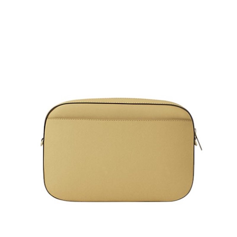 Michael Kors Women's Jet Set Women Large Logo Zip Chain Crossbody Bag+ Coin Pouch (Honey Miel)