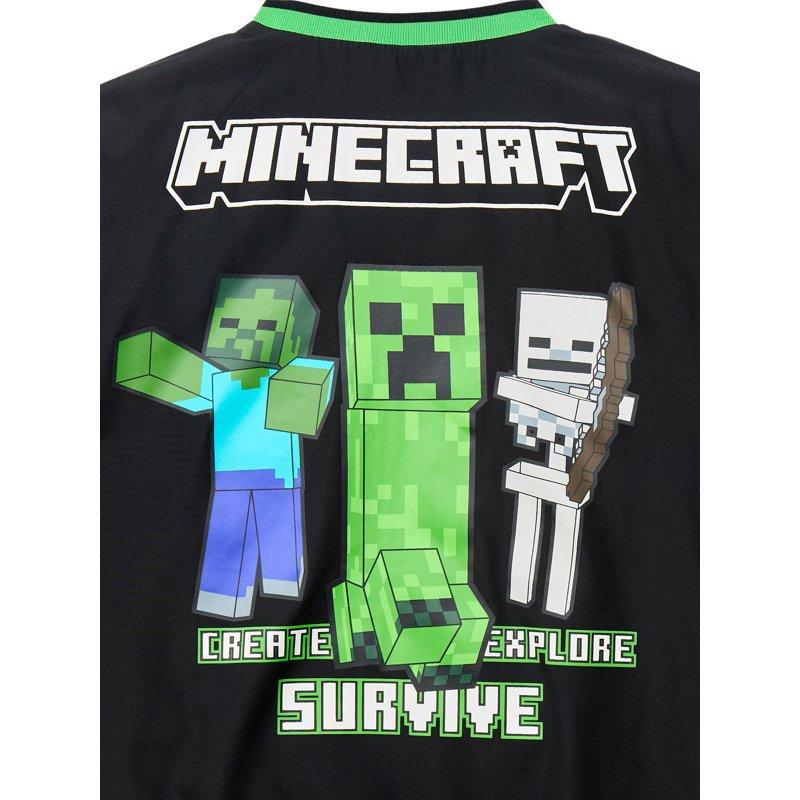 Minecraft Boys Graphic Bomber Jacket Sizes 4-12