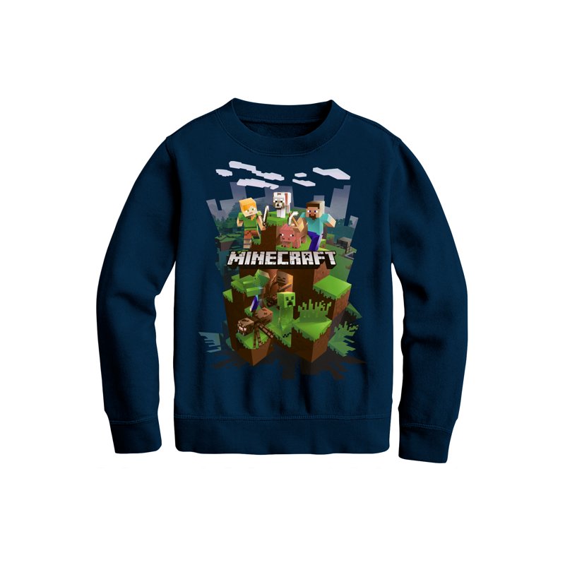 Minecraft Boys Graphic Hoodie & Jogger Outfit Set 2-Piece Sizes XS-XL