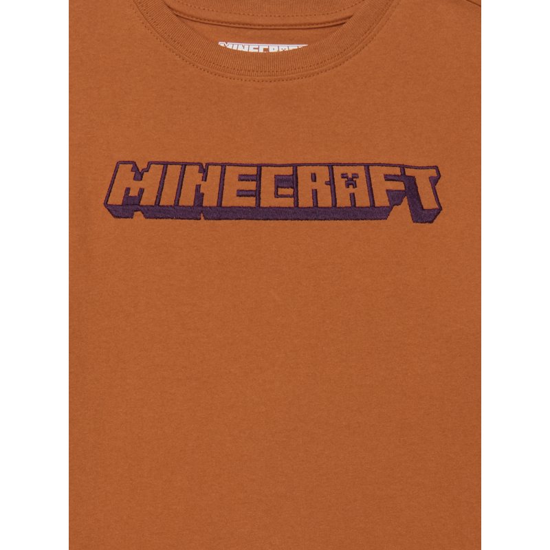 Minecraft Boys Graphic Retro Print Tee With Short Sleeves Sizes 4-18