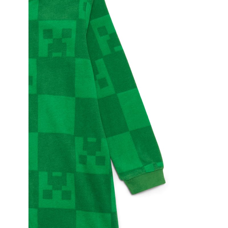 Minecraft Boys Hooded Union Suit Sizes 4-12