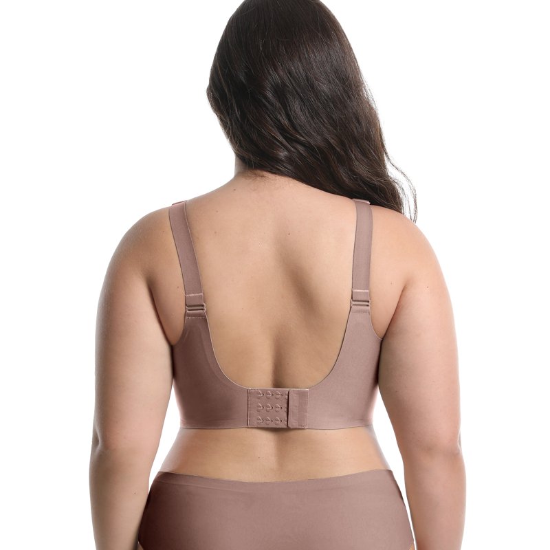 MINTREUS Nursing Bras For Breastfeeding Round Neck Full Coverage Maternity Bra Pregnancy Sleep Bralette With Extra Extender