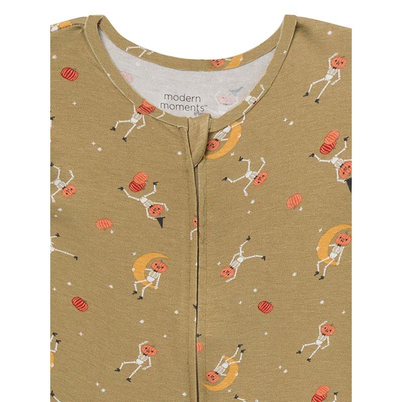 Modern Moments By Gerber Baby And Toddler Neutral Super Soft Halloween One-Piece Pajama Sizes 0/3 Months - 5T