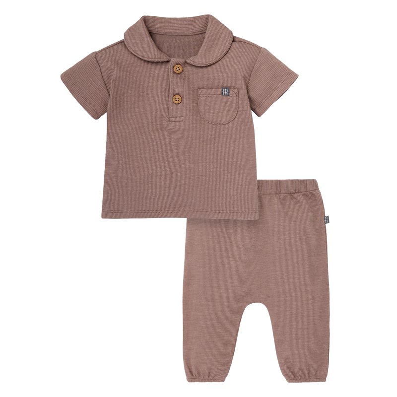 Modern Moments By Gerber Baby Boy Peter Pant Top And Pant Set Sizes 0/3 Months - 24 Months