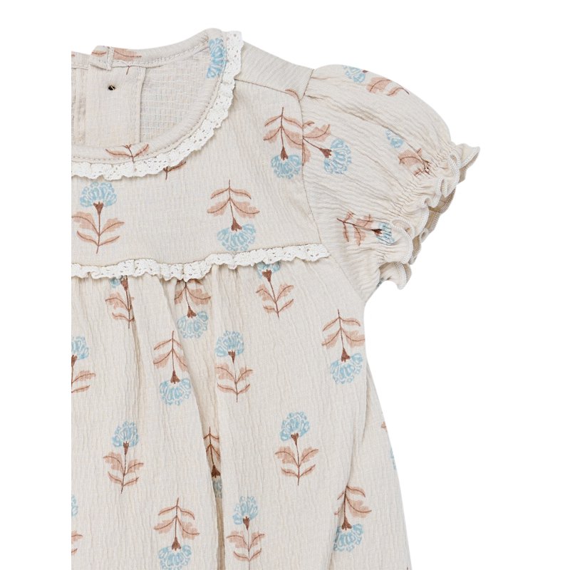 Modern Moments By Gerber Baby Girl Bubble Romper Sizes 0/3 Months - 24 Months