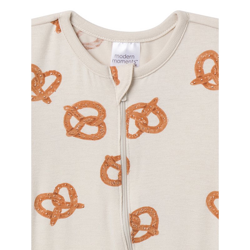 Modern Moments By Gerber Gender Neutral Super Soft Coverall Sizes Newborn - 12 Months