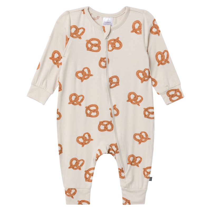 Modern Moments By Gerber Gender Neutral Super Soft Coverall Sizes Newborn - 12 Months