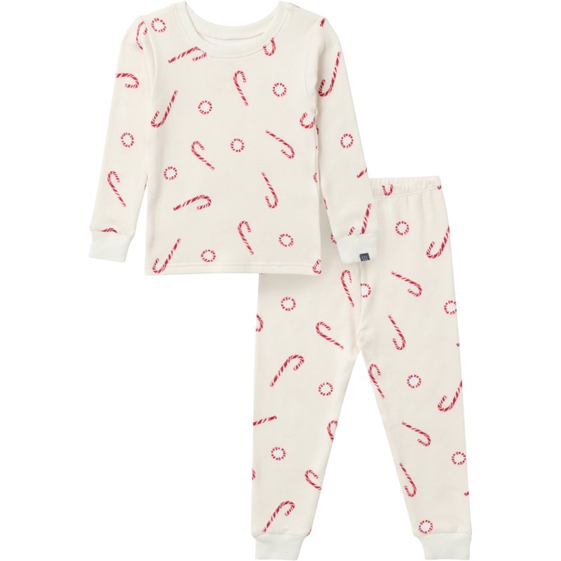 Modern Moments by Gerber Gender Neutral Tight Fitting Christmas Pajama Set 2-Piece Sizes 12 Months - 12 Kids