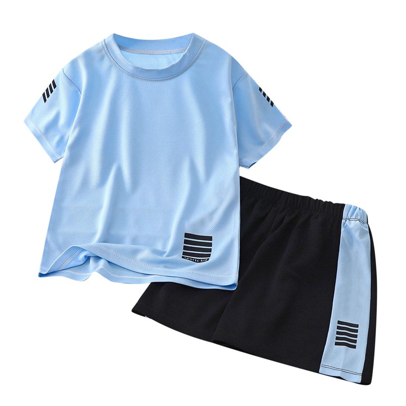 Mrzhqd Toddler Boys Girls Fashion Outfits Set Kids Baby Unisex Spring Summer Print Short Sleeve Sports Tshirt Shorts Outfits Clothes For 5-6 Years