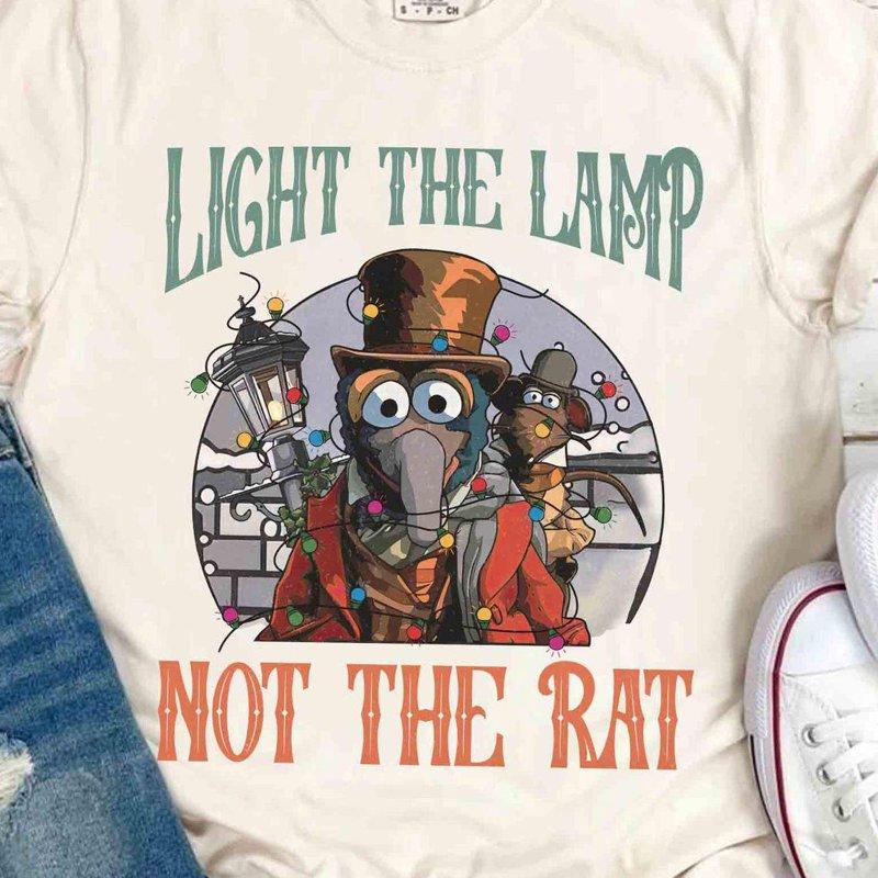 Muppet Christmas Carol Gonzo Rizzo Light The Lamp Not The Rat Shirt Disney Mickey;S Very Merry Xmas Party Tee Disneyland Holiday Trip Gift Muppet Christmas Carol Gonzo Rizzo Light The Lamp Not The Rat Shirt Disney Mickey;S Very Merry Xmas Party Tee Disneyland Holiday Trip Gift